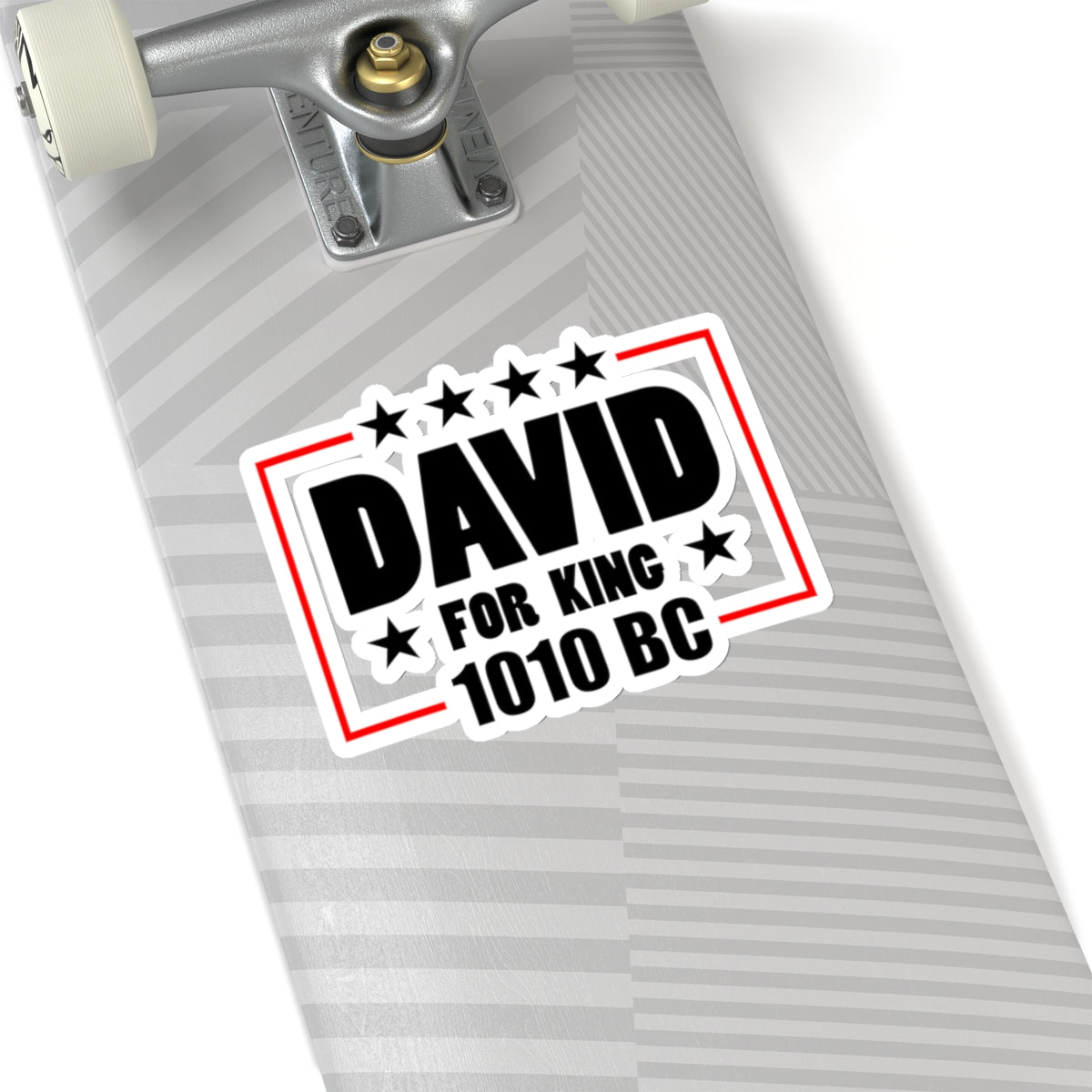 David for King 1010 BC - Election - Kiss-Cut Sticker