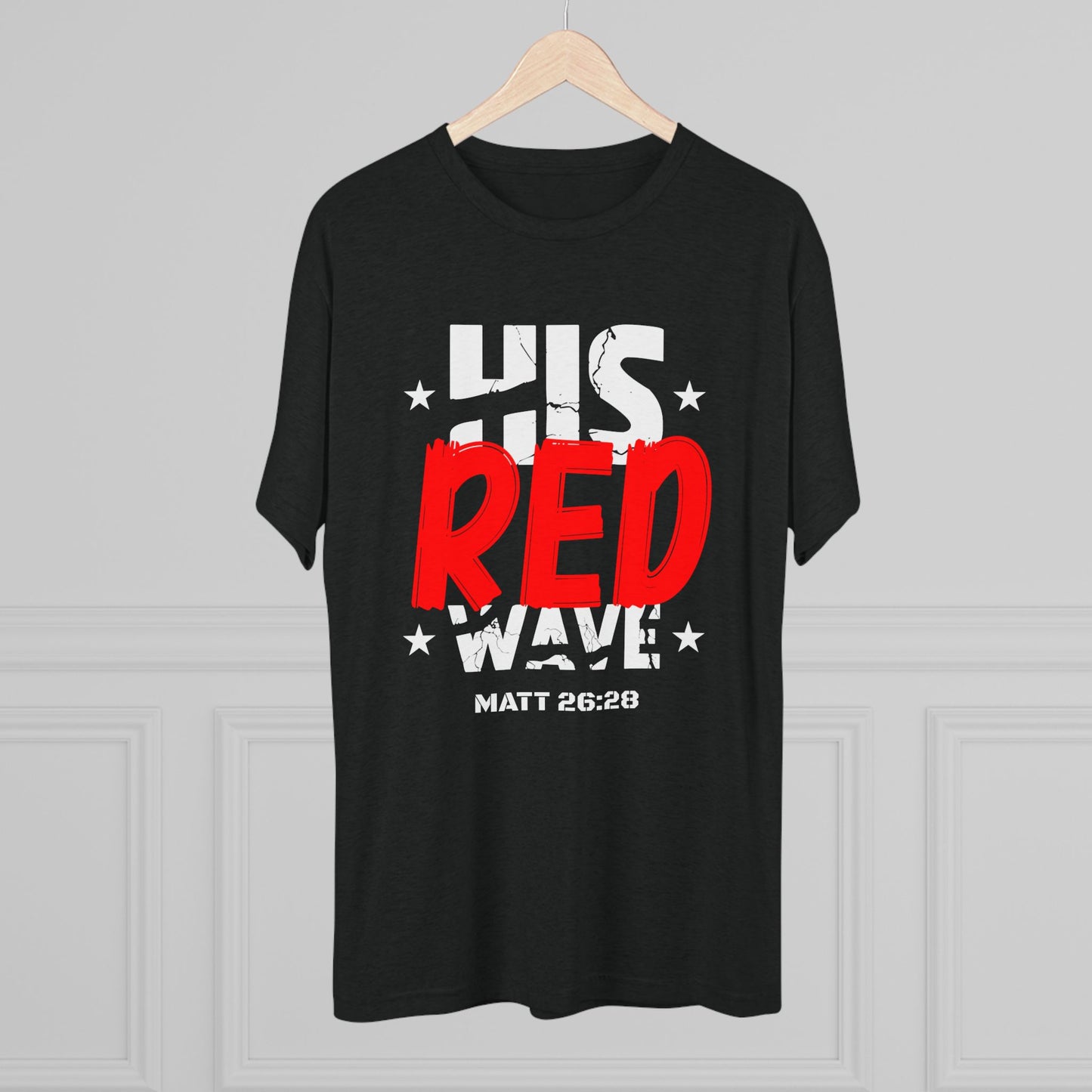 His Red Wave - Matt 26:28 (Men's)