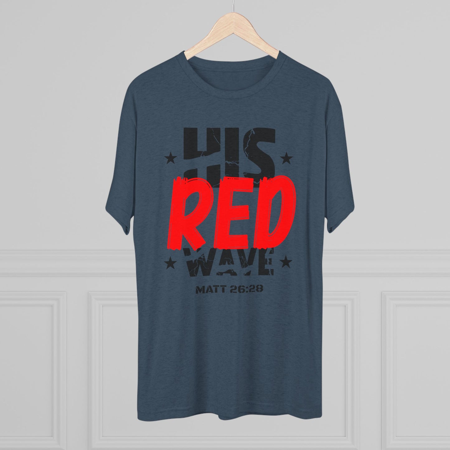 His Red Wave - Matt 26:28 (Men's)