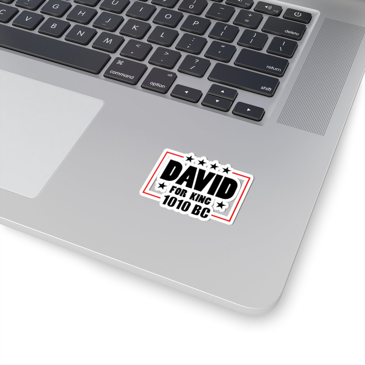 David for King 1010 BC - Election - Kiss-Cut Sticker