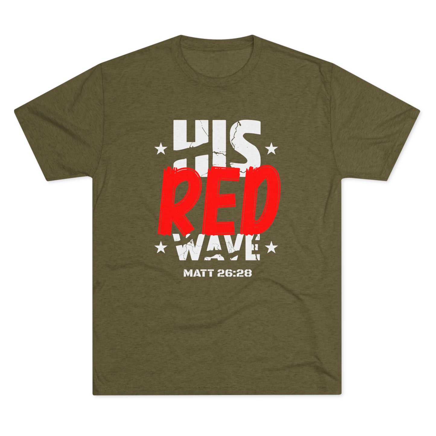 His Red Wave - Matt 26:28 (Men's)