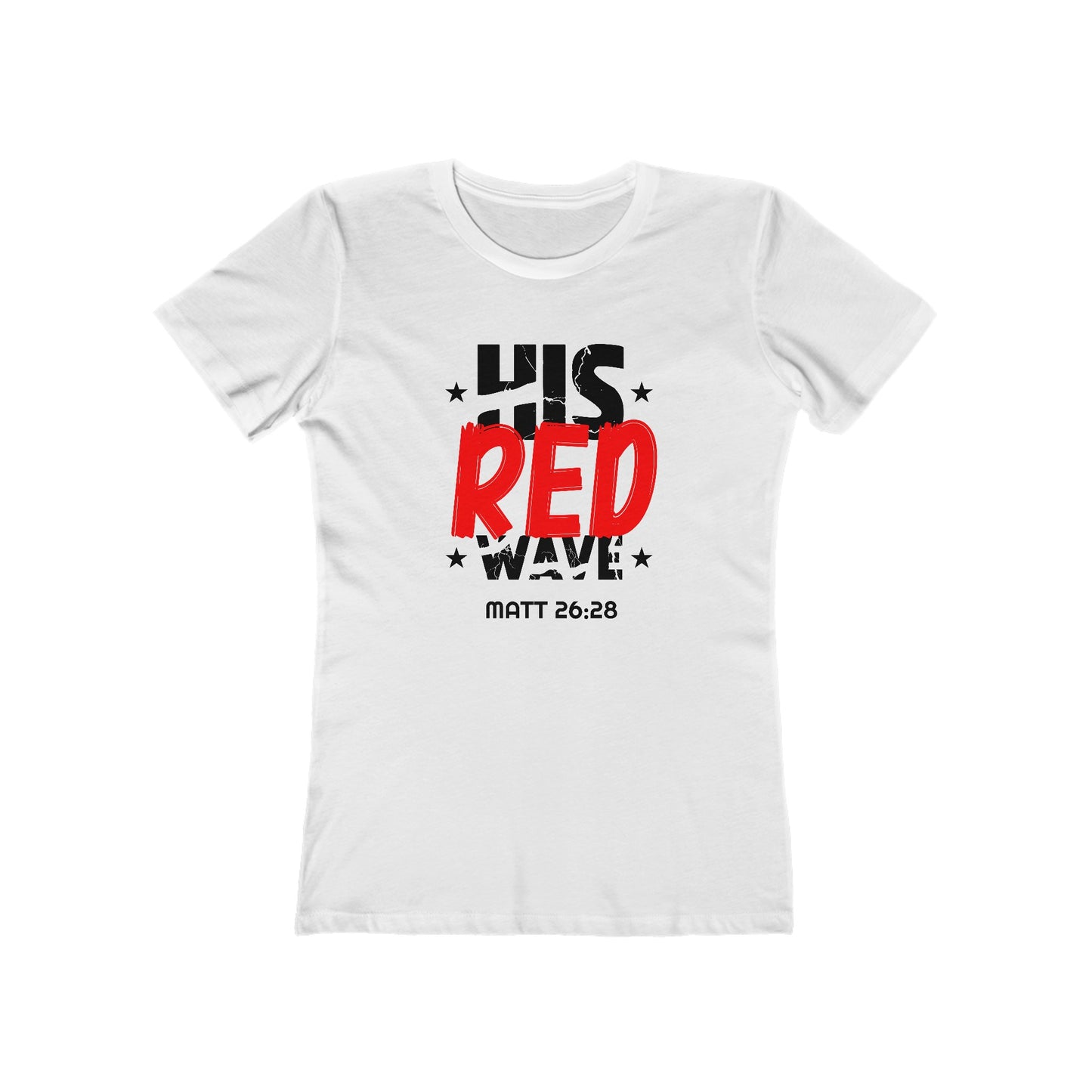 His Red Wave - Matt 26:28 (Women's)