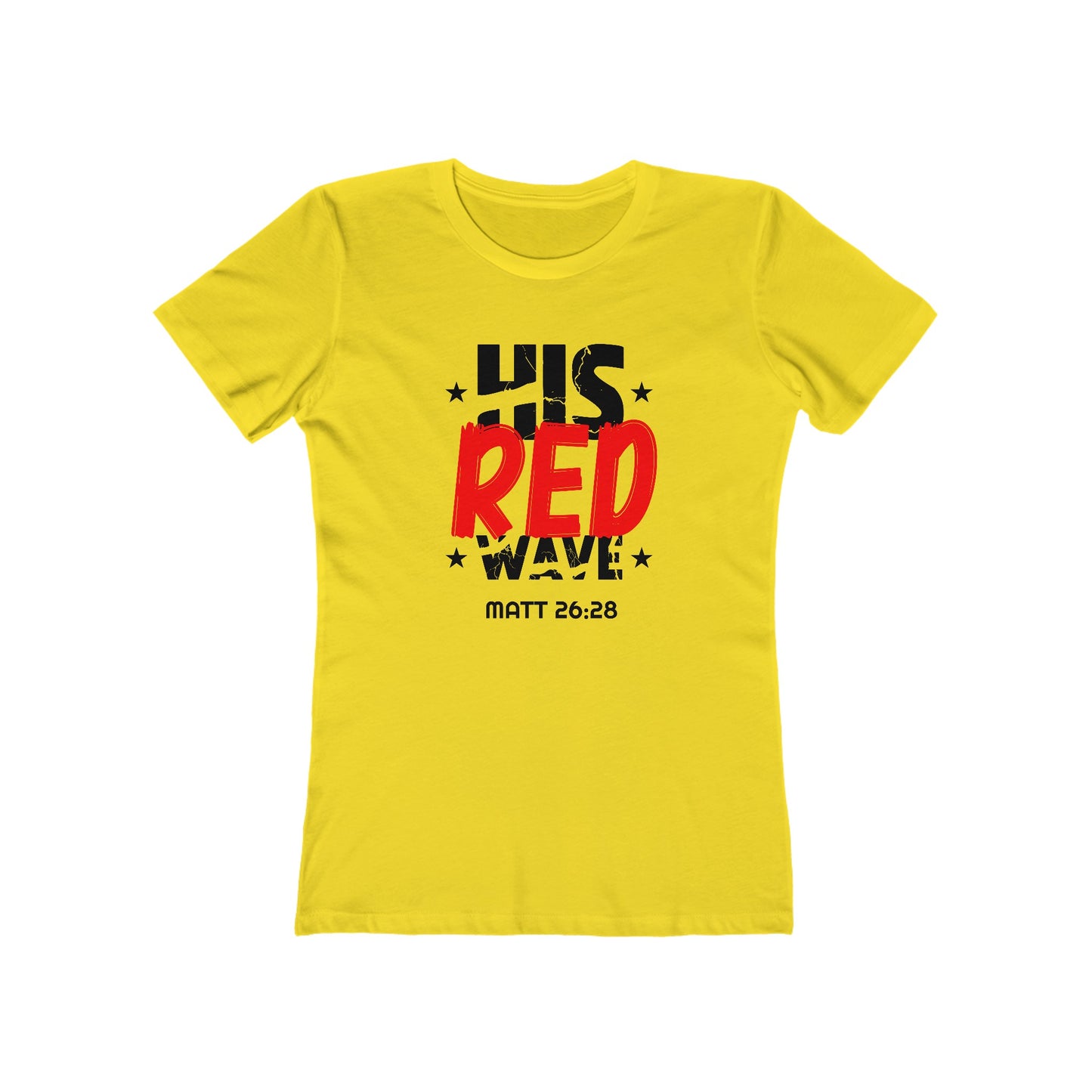 His Red Wave - Matt 26:28 (Women's)