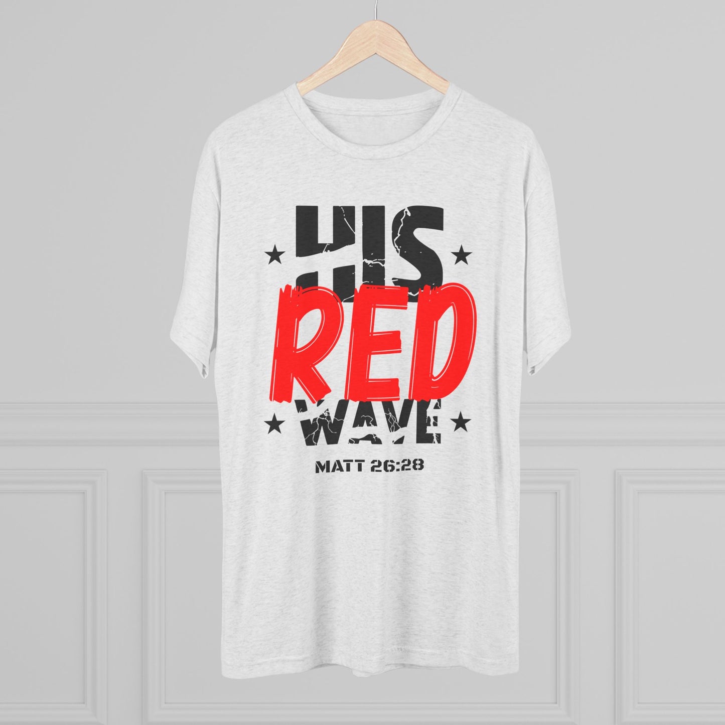 His Red Wave - Matt 26:28 (Men's)