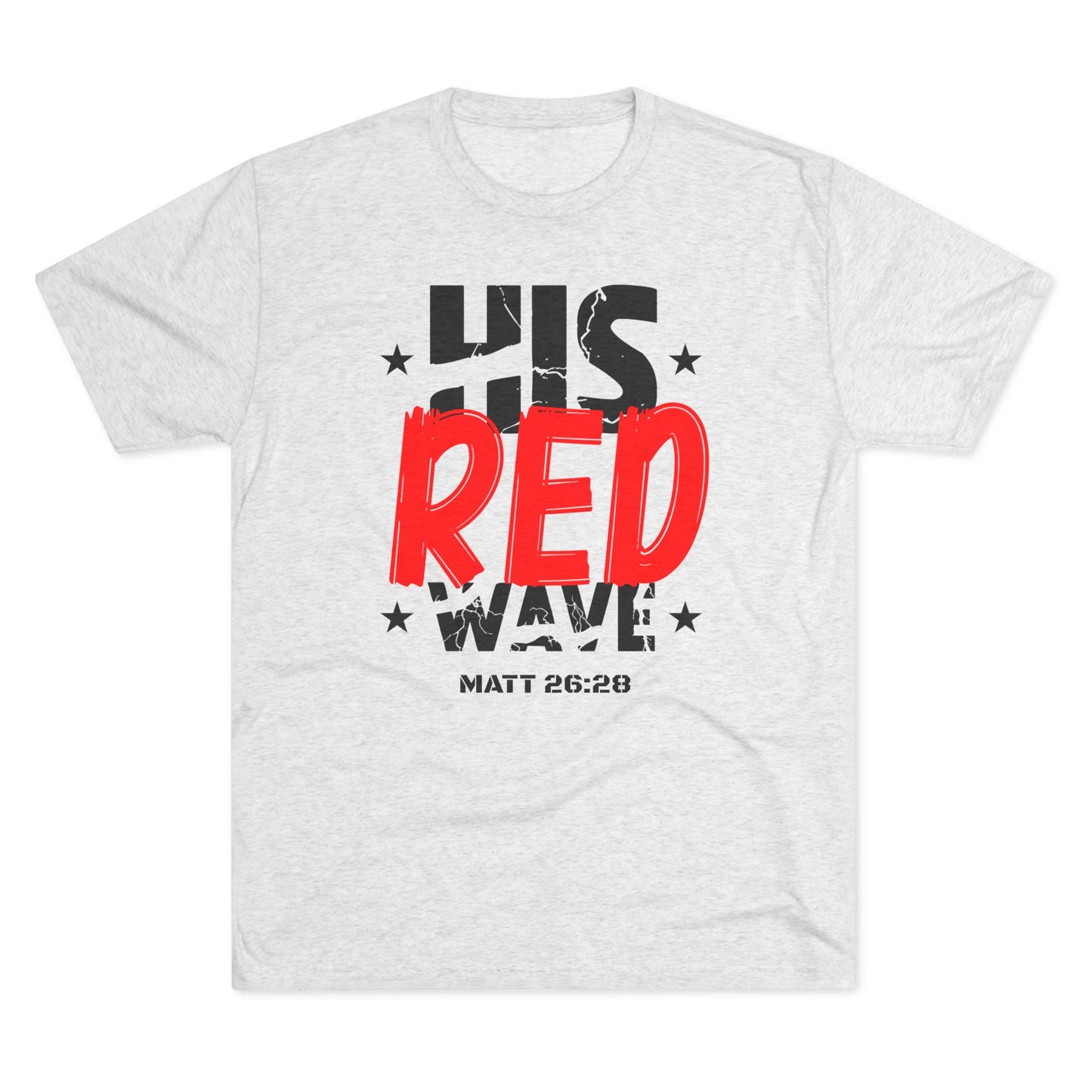 His Red Wave - Matt 26:28 (Men's)