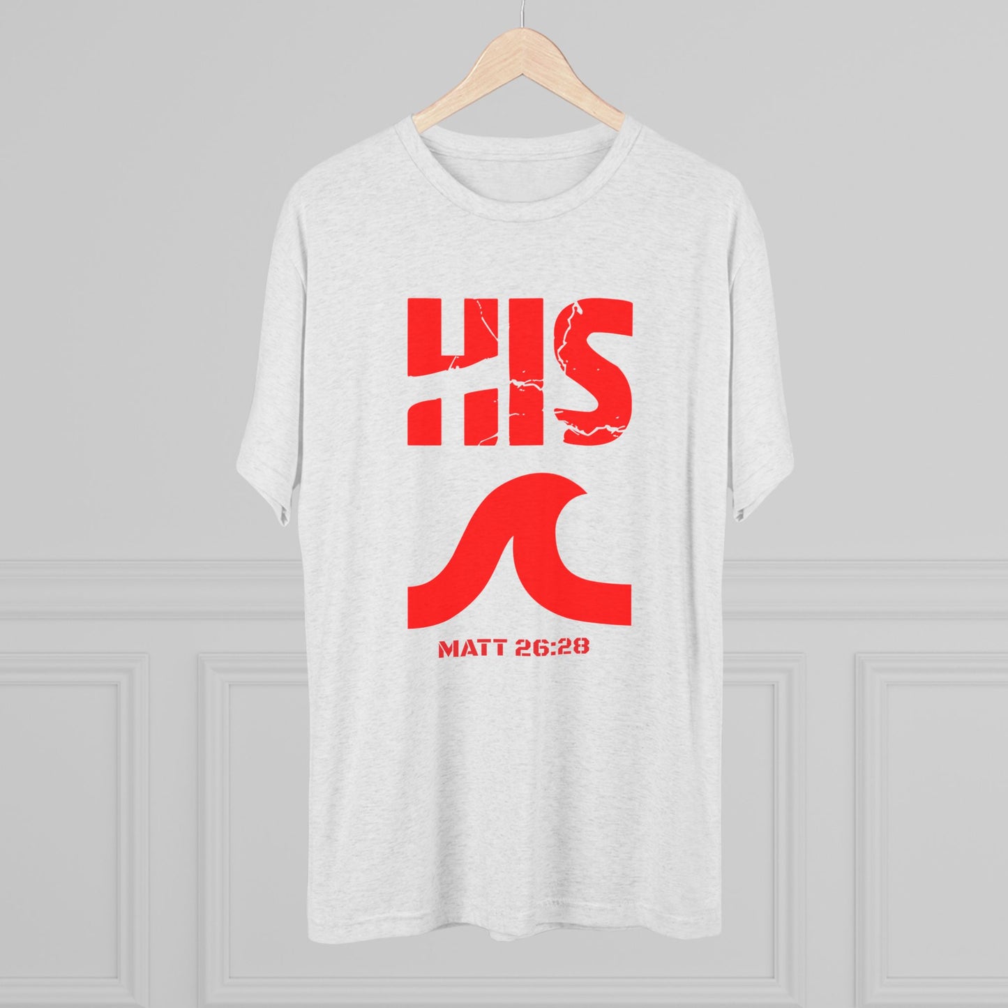 His Red Wave - Matt 26:28 (Men's)