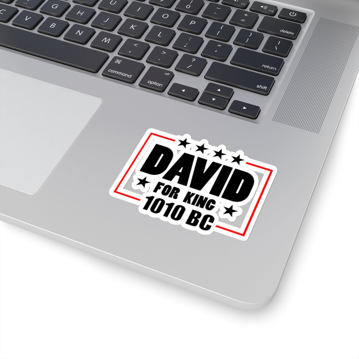 David for King 1010 BC - Election - Kiss-Cut Sticker