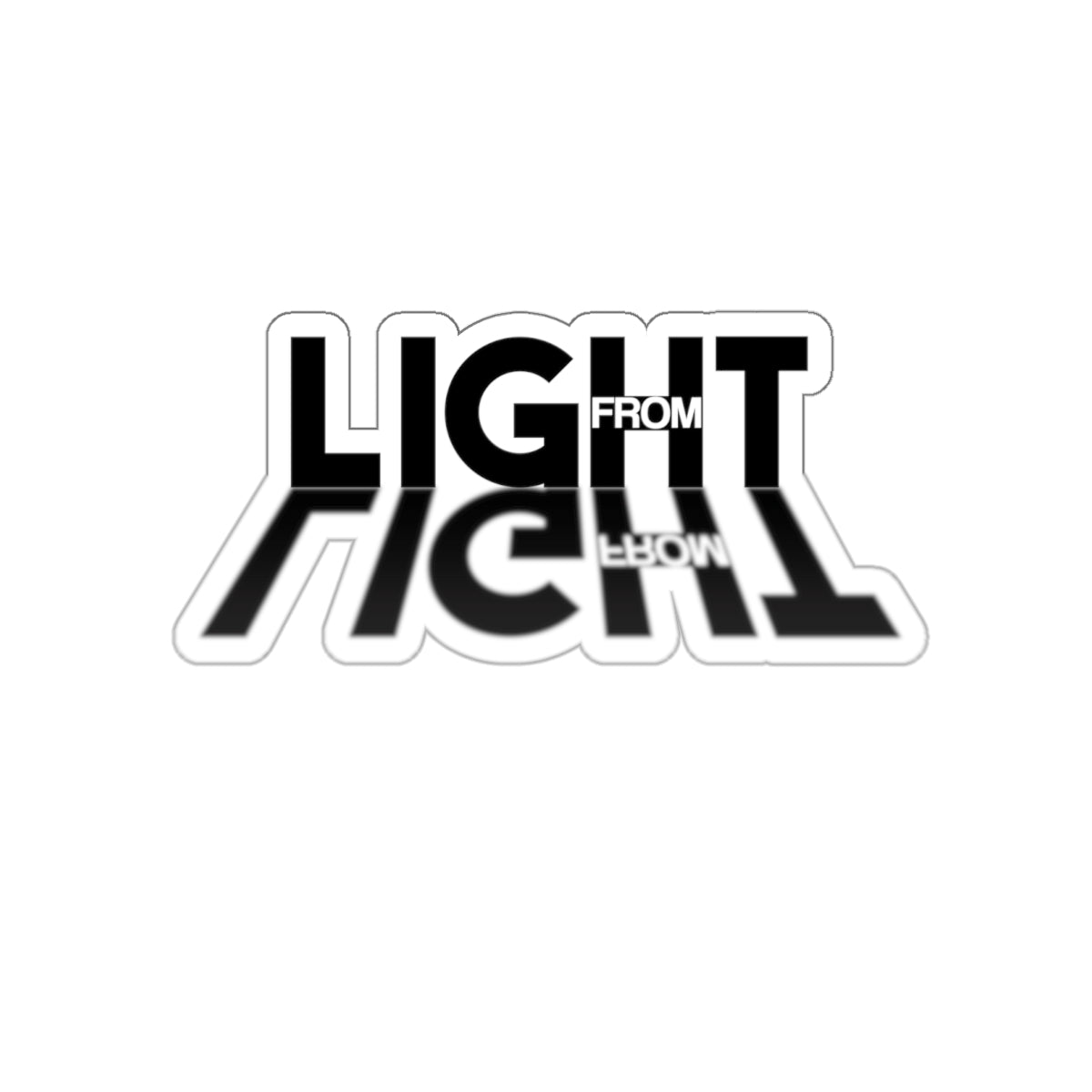 Light from Light - John 1:9 - Kiss-Cut Sticker