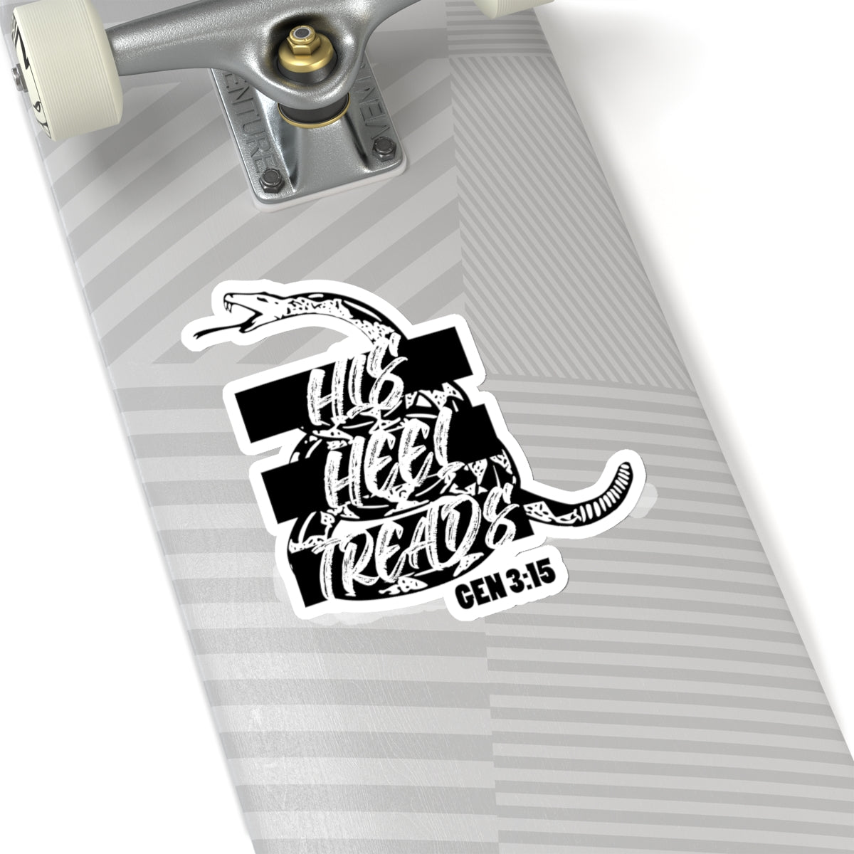 His Heel Treads - Kiss-Cut Sticker