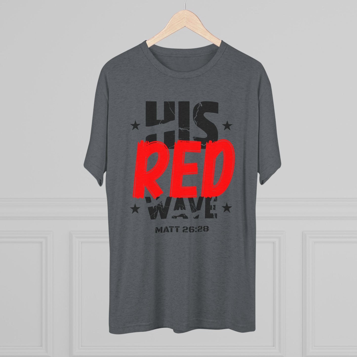 His Red Wave - Matt 26:28 (Men's)