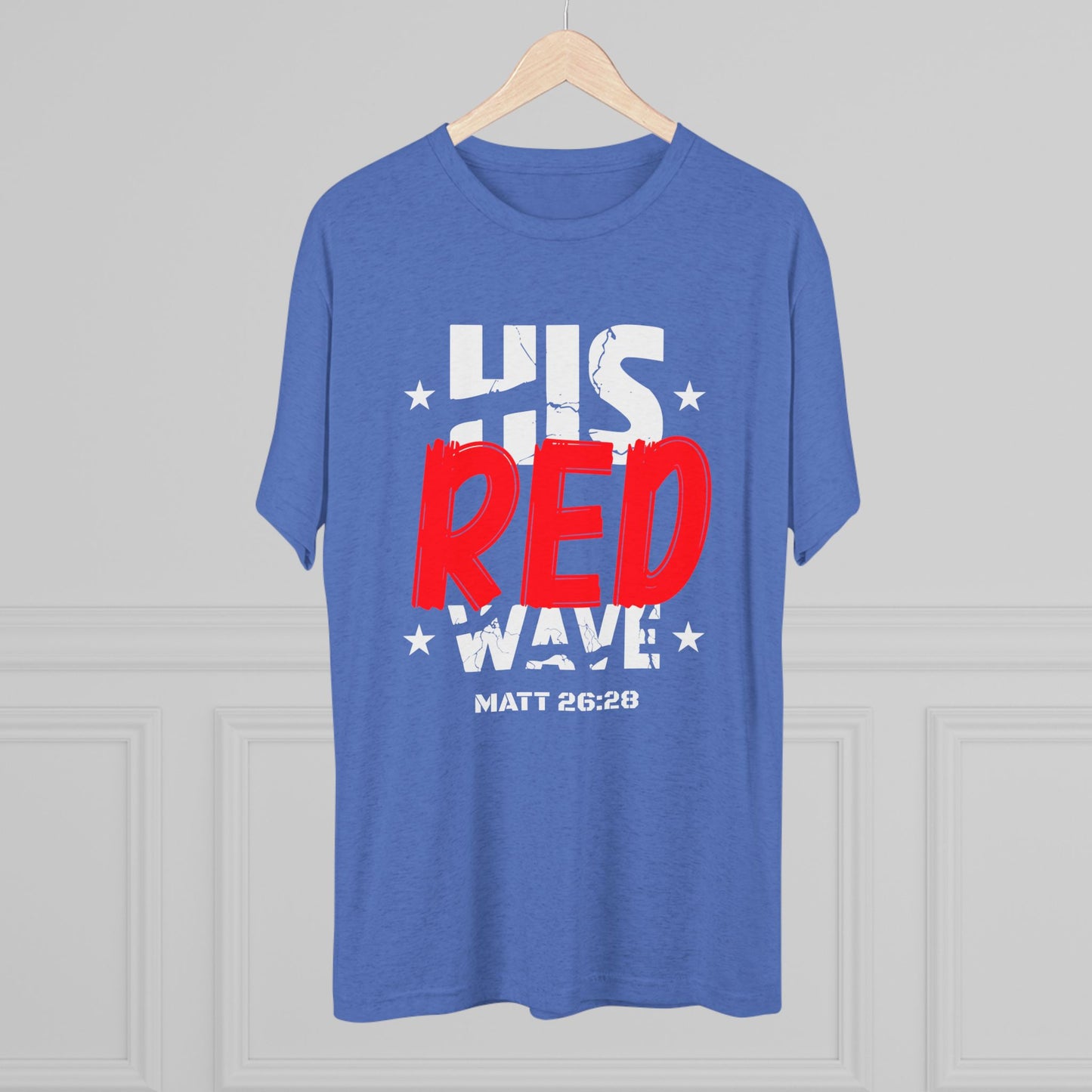 His Red Wave - Matt 26:28 (Men's)