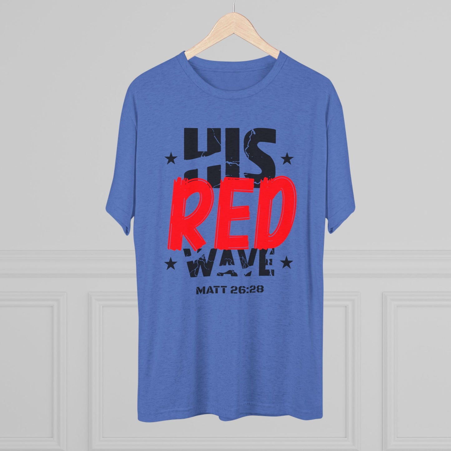 His Red Wave - Matt 26:28 (Men's)