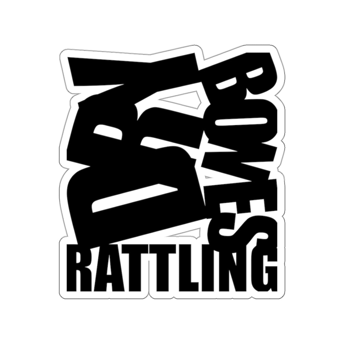 Dry Bones Rattling - Kiss-Cut Sticker