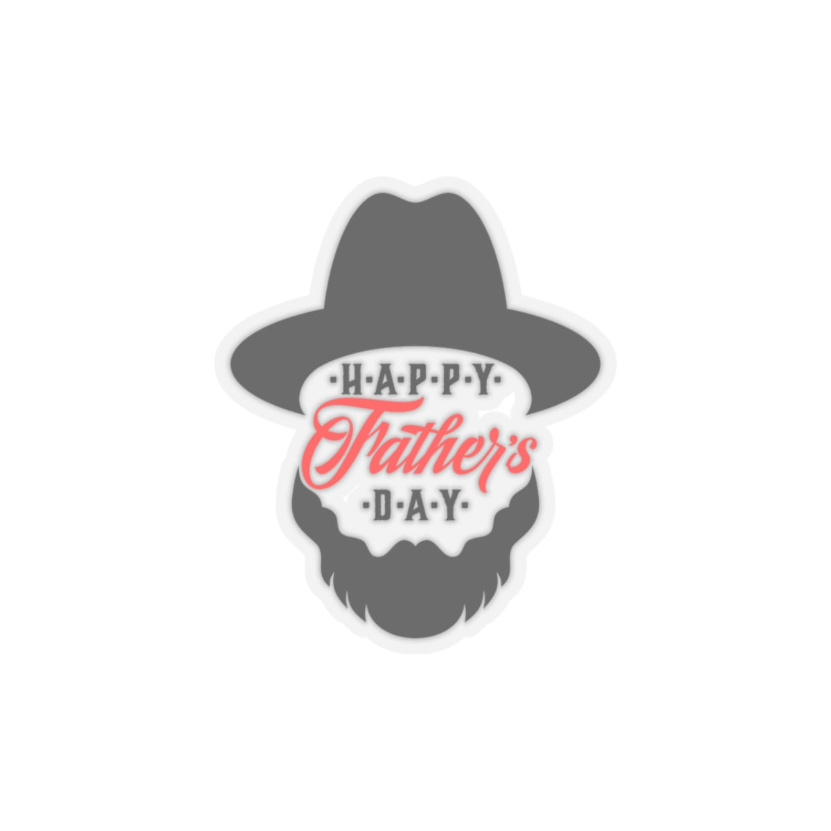 Happy Father's Day - Kiss-Cut Sticker