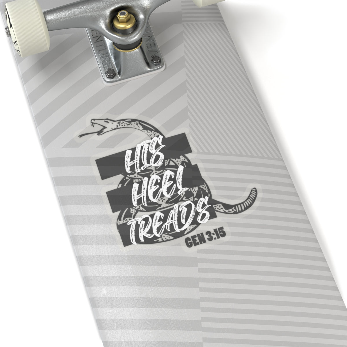 His Heel Treads - Kiss-Cut Sticker