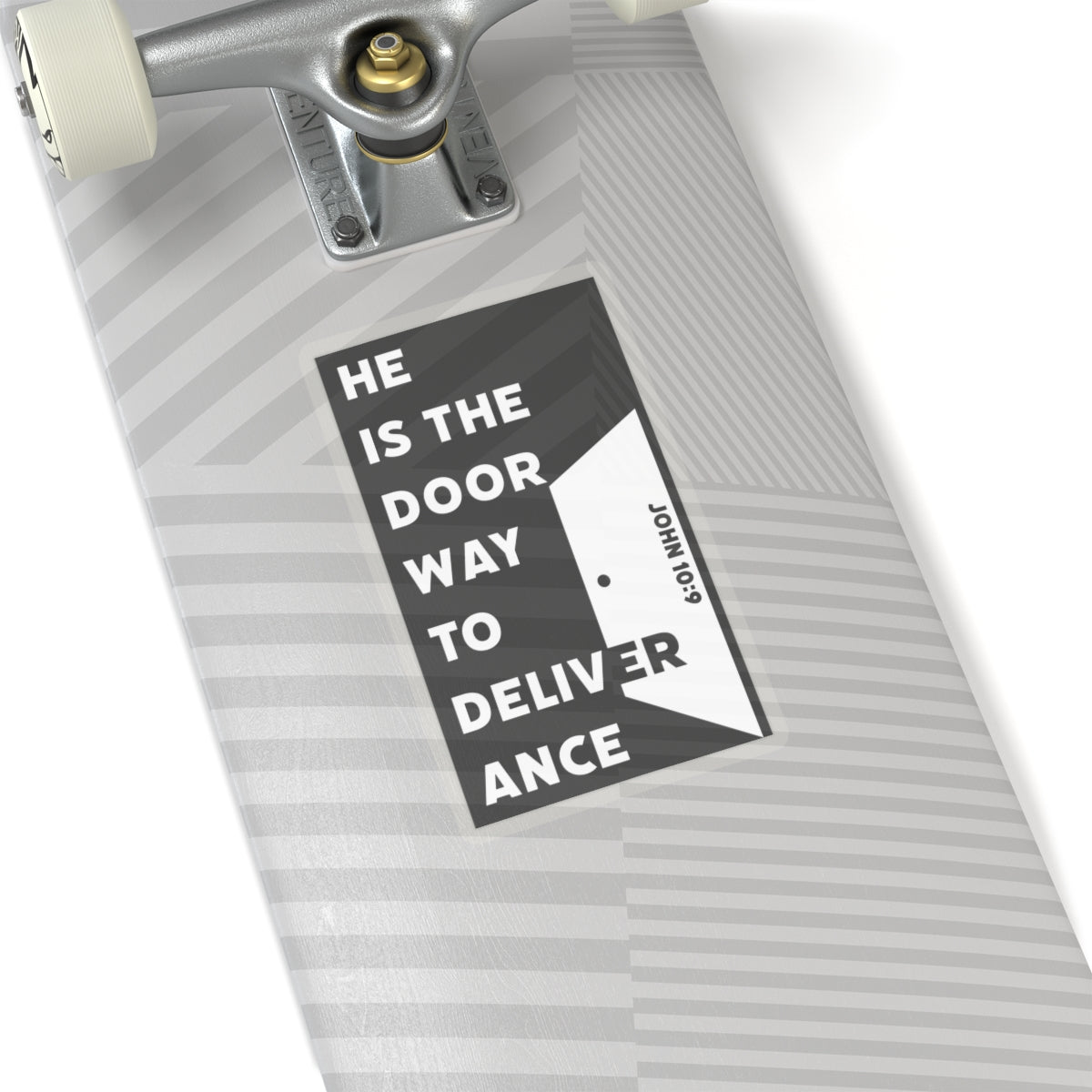 He is the Door Way to Deliverance - John 10:9 - Kiss-Cut Sticker