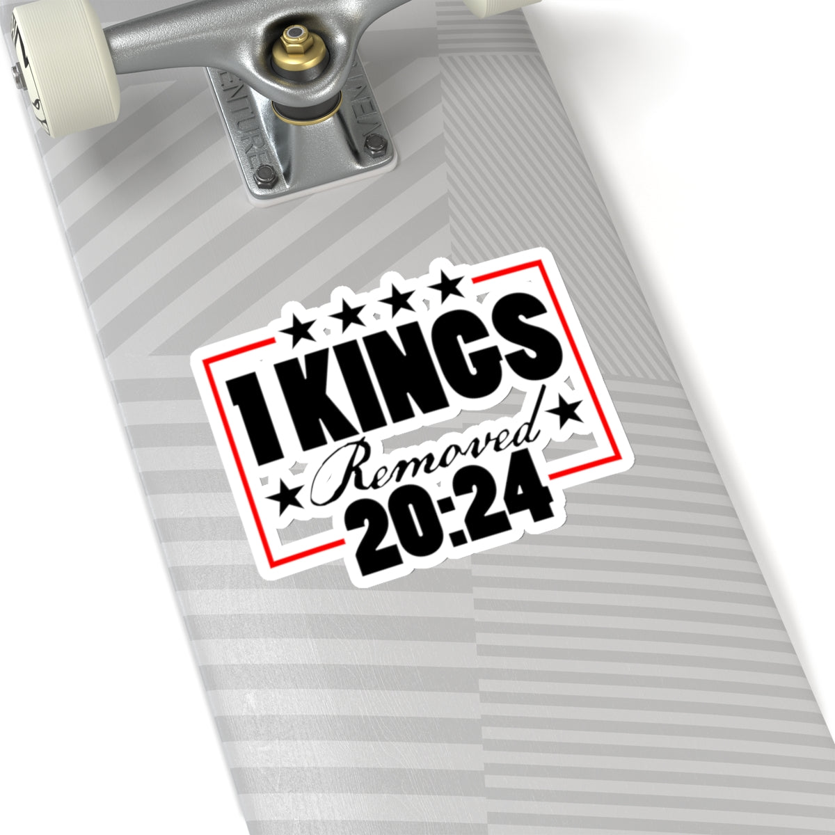 Election 2024 - 1 Kings Removed - Kiss-Cut Sticker