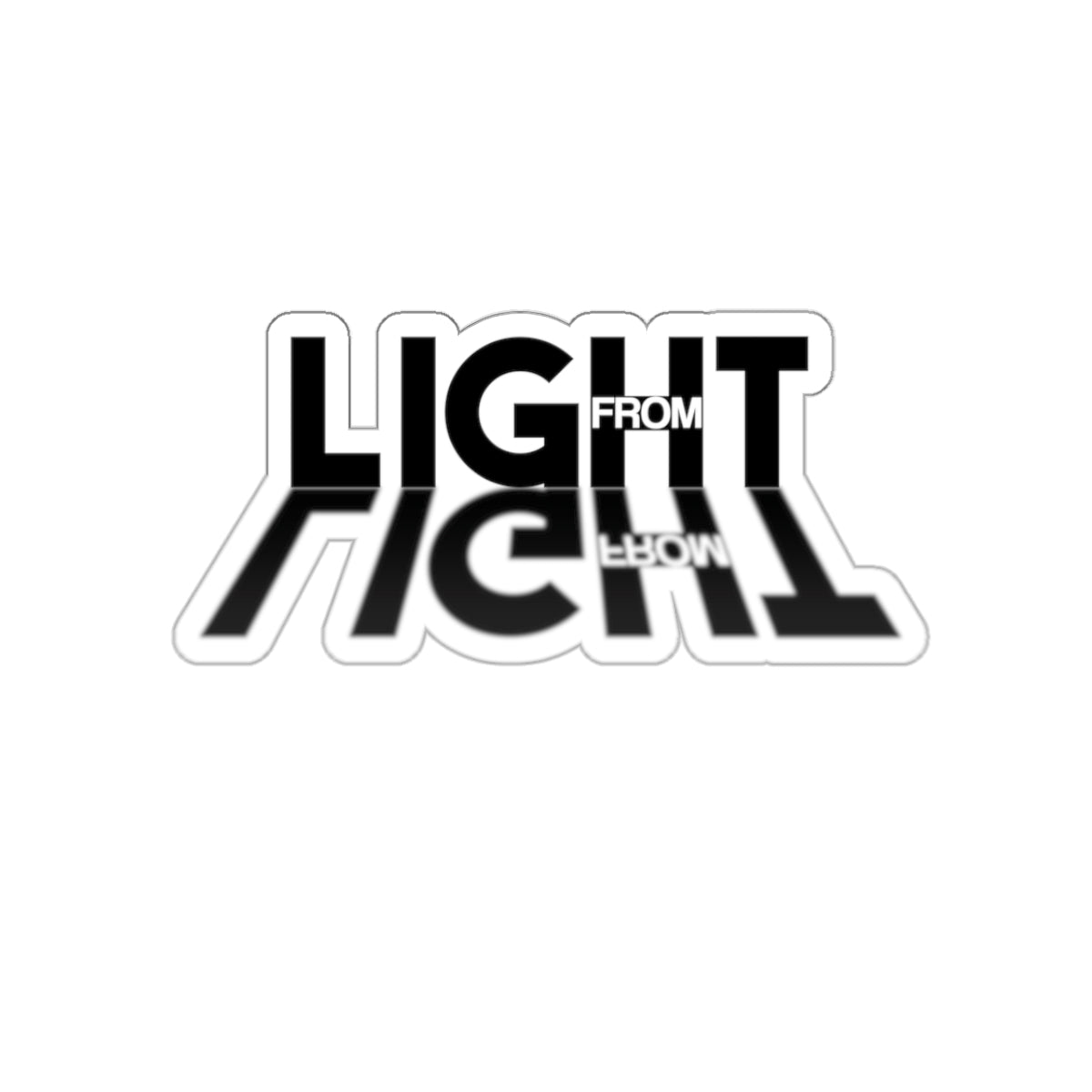 Light from Light - John 1:9 - Kiss-Cut Sticker