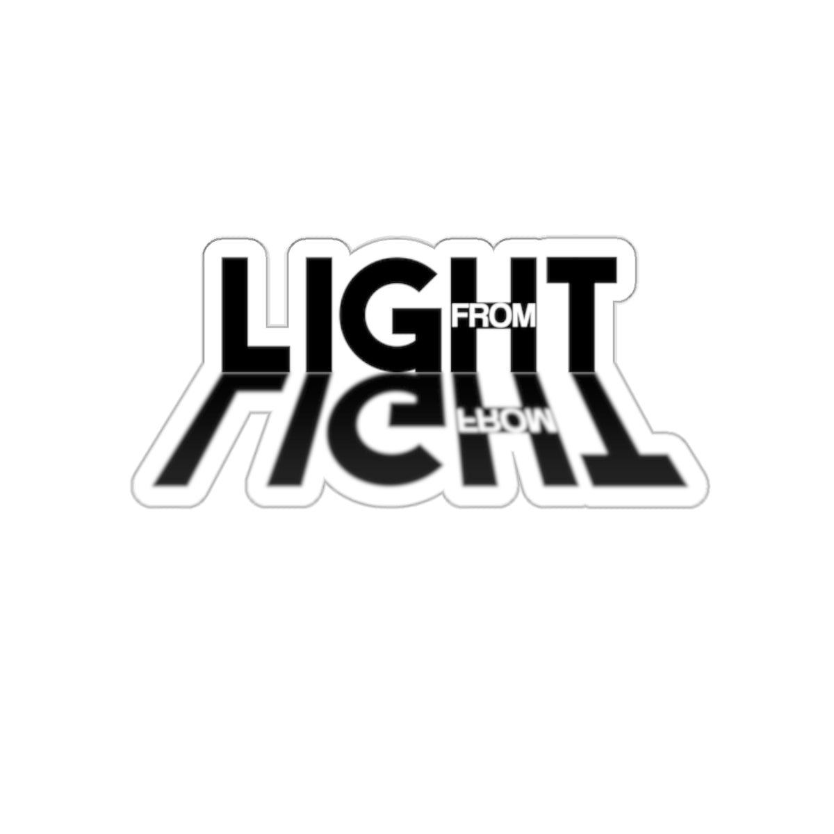 Light from Light - John 1:9 - Kiss-Cut Sticker