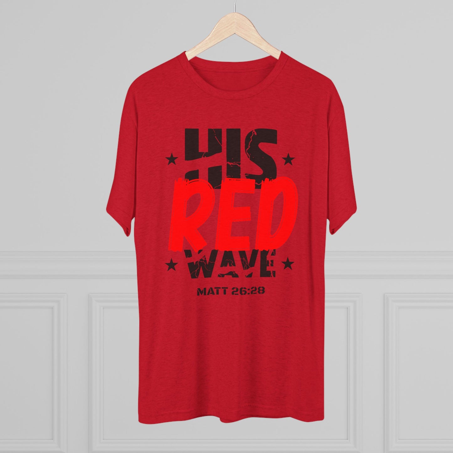 His Red Wave - Matt 26:28 (Men's)