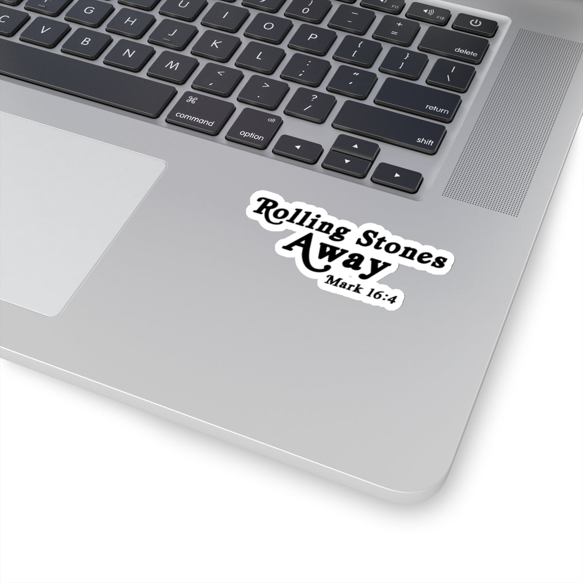 Rolling Stones Away - Mark 16:4 - Kiss-Cut Sticker