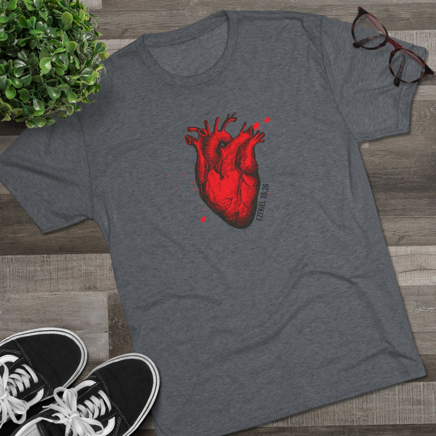 He Gave Me a New Heart - Ezekiel 36:26 (Men's)