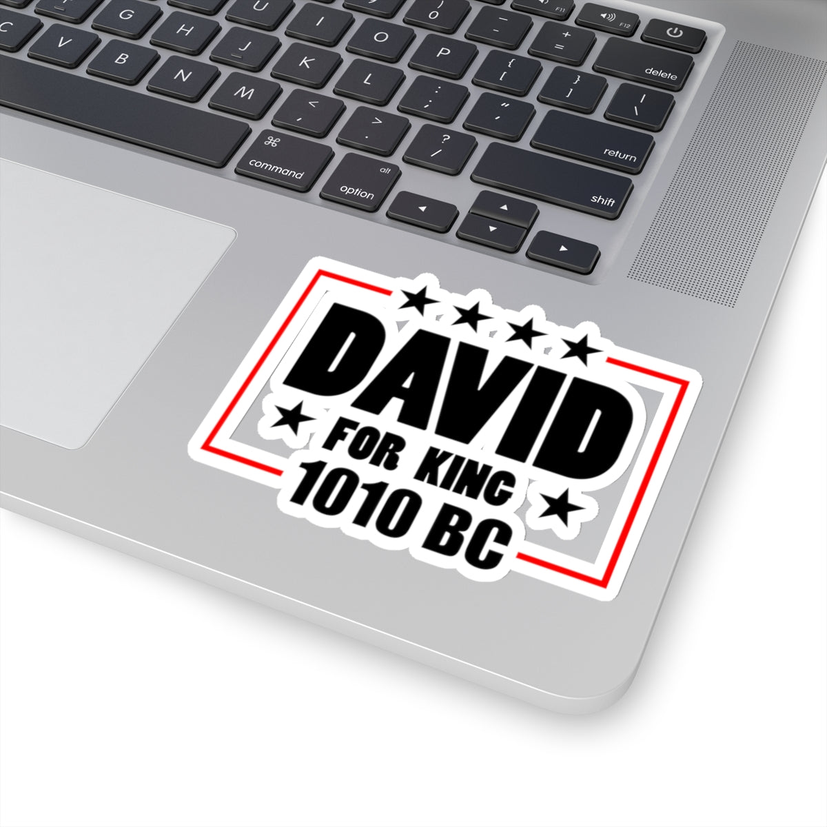 David for King 1010 BC - Election - Kiss-Cut Sticker