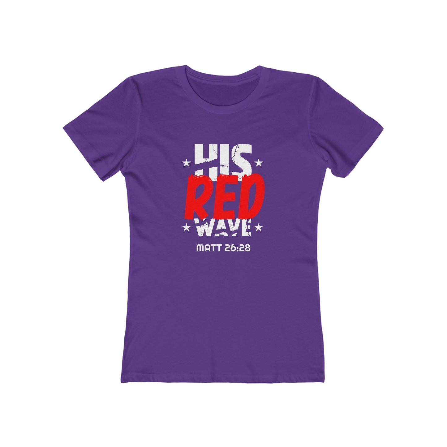 His Red Wave - Matt 26:28 (Women's)