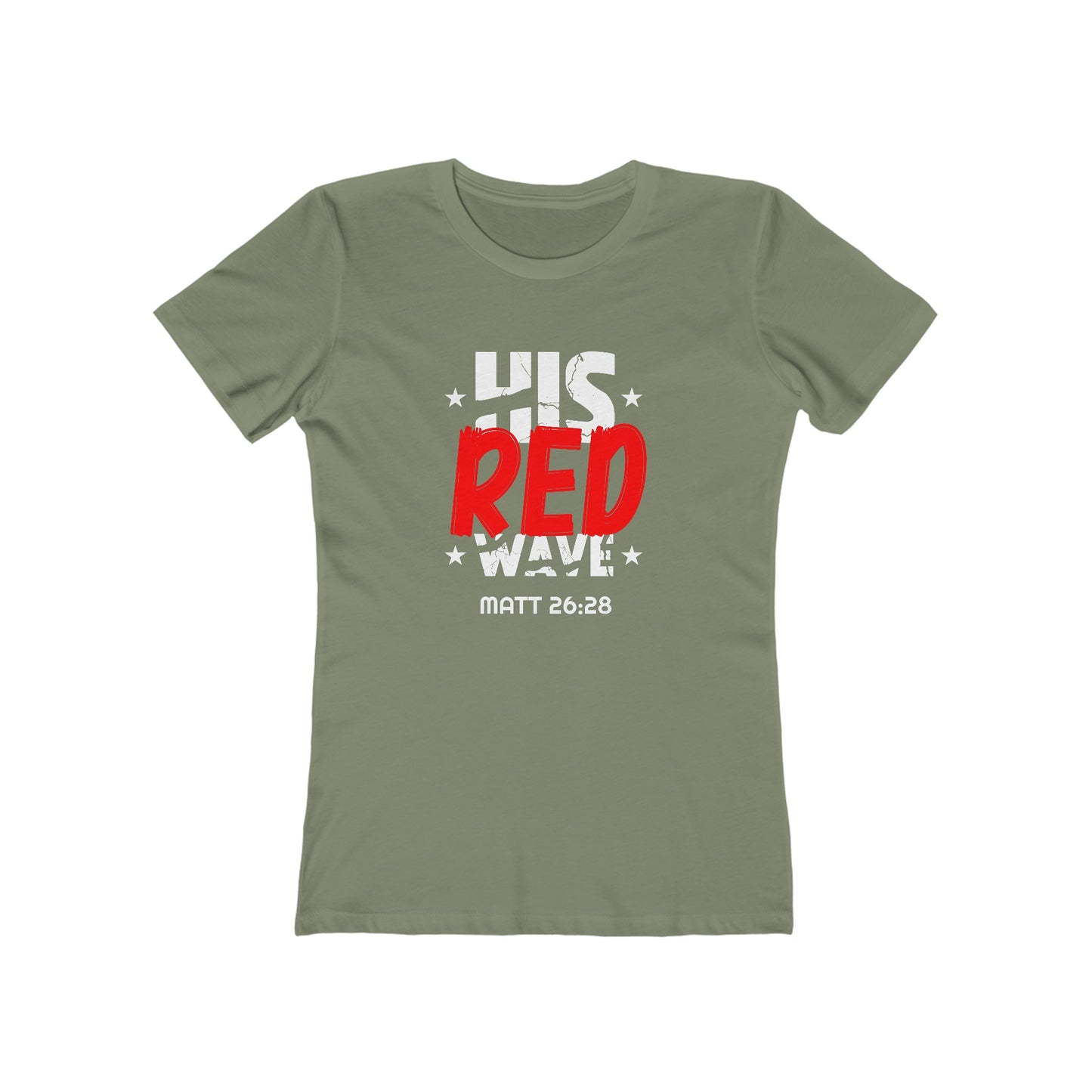 His Red Wave - Matt 26:28 (Women's)