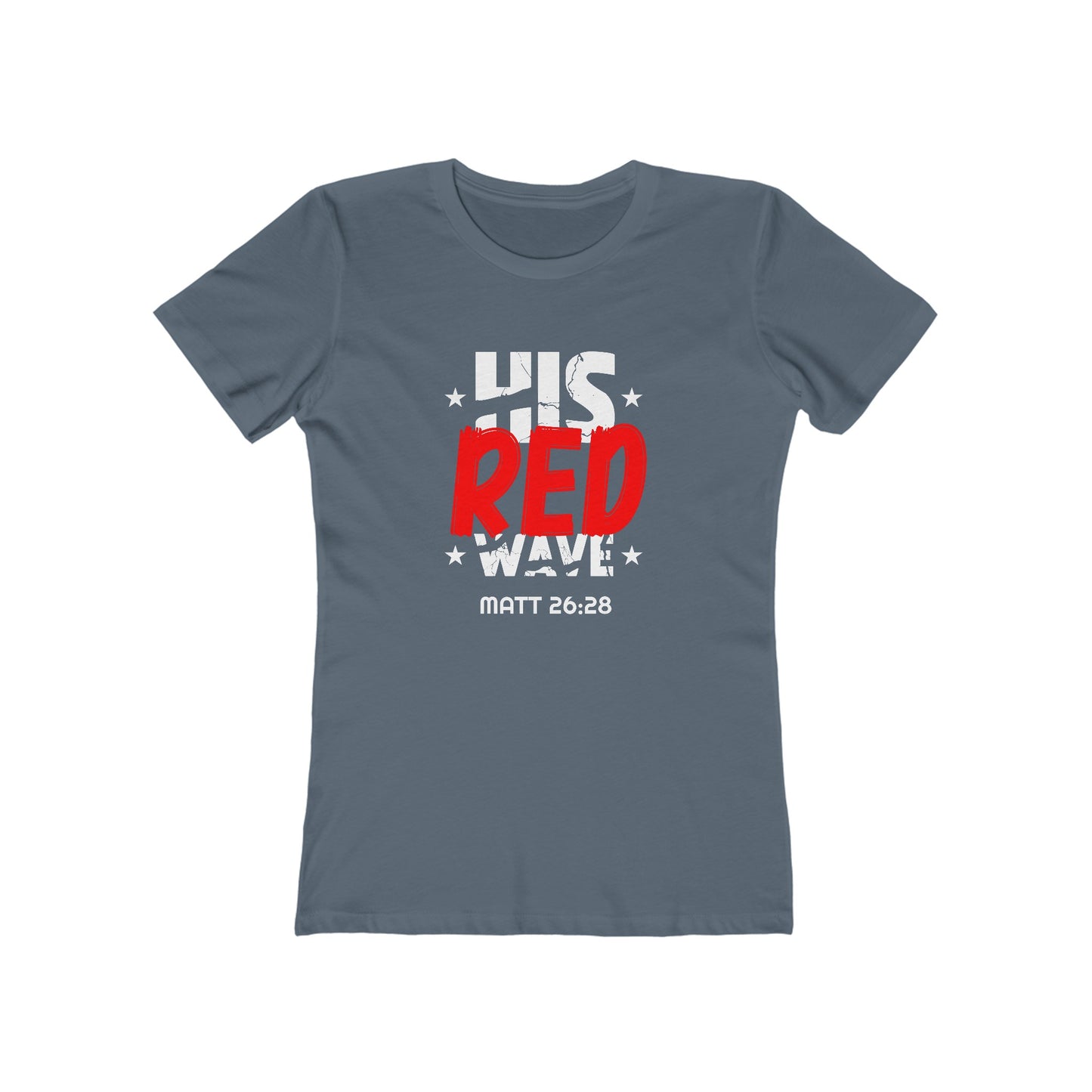 His Red Wave - Matt 26:28 (Women's)