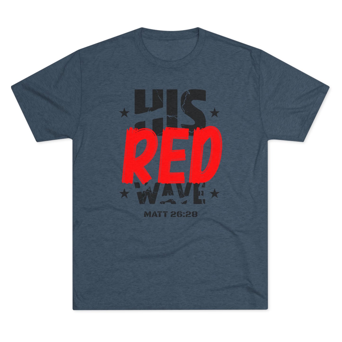 His Red Wave - Matt 26:28 (Men's)