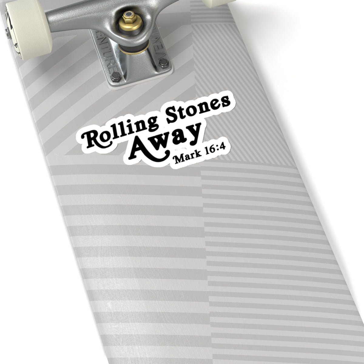 Rolling Stones Away - Mark 16:4 - Kiss-Cut Sticker