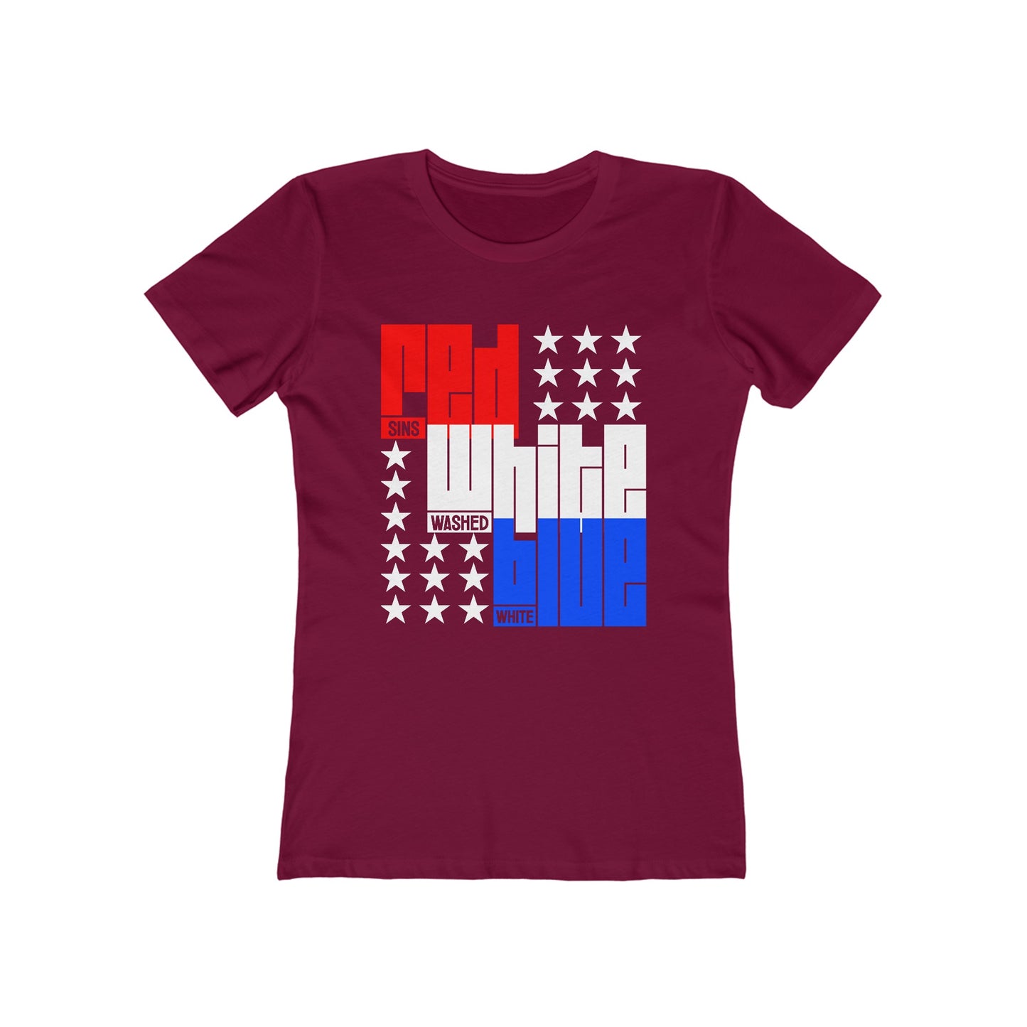 Red, White, Blue - Sins, Washed, Clean (Women's)