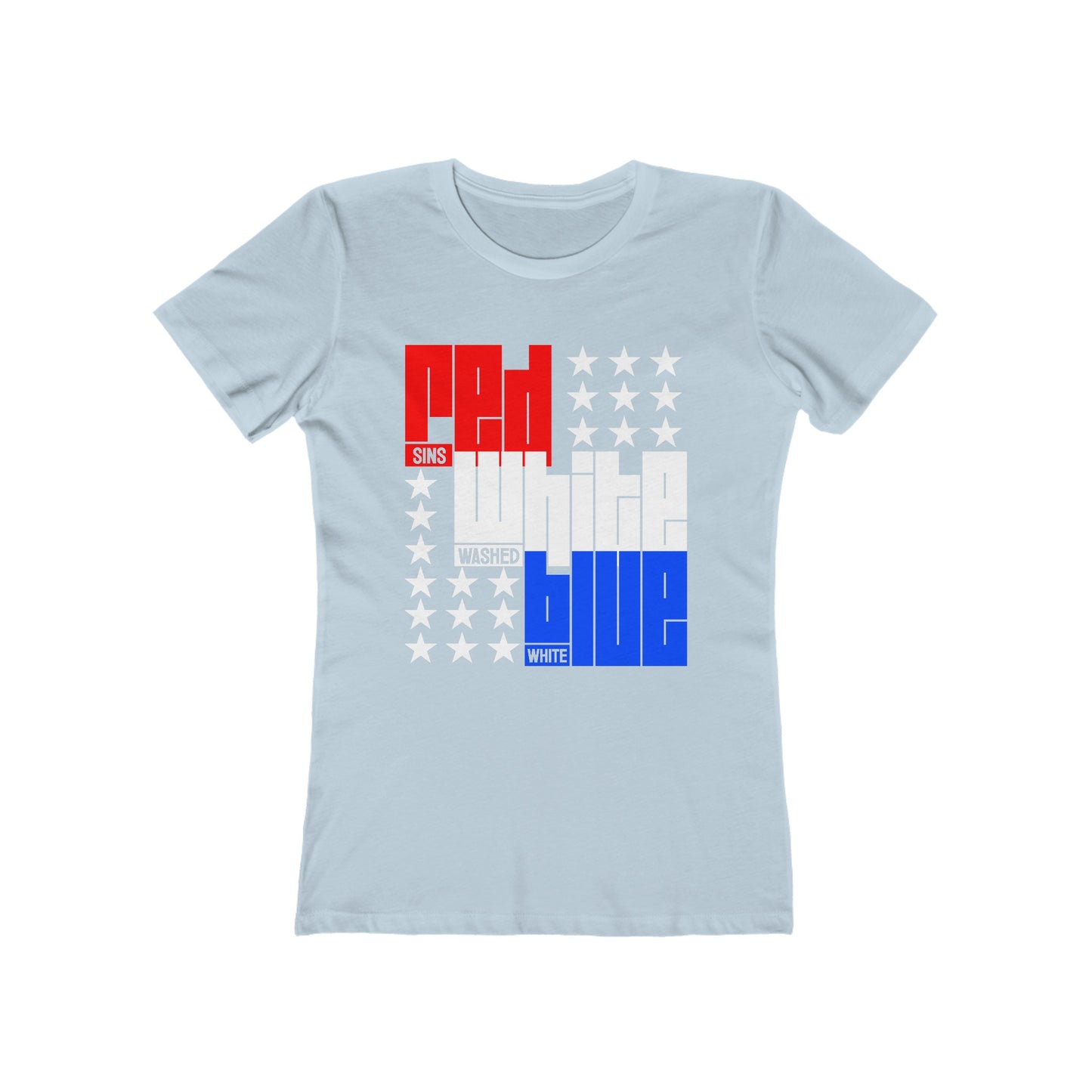 Red, White, Blue - Sins, Washed, Clean (Women's)