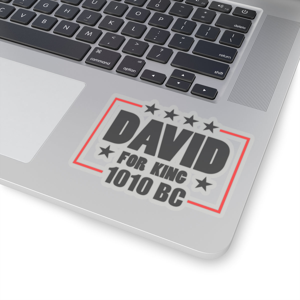 David for King 1010 BC - Election - Kiss-Cut Sticker