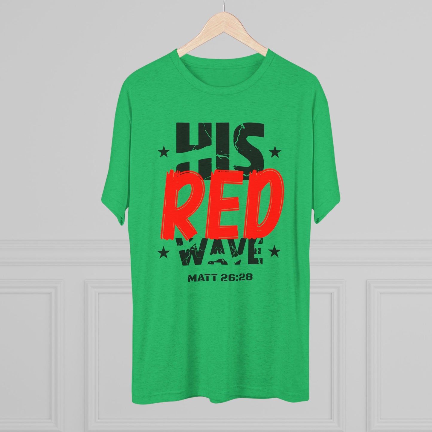 His Red Wave - Matt 26:28 (Men's)