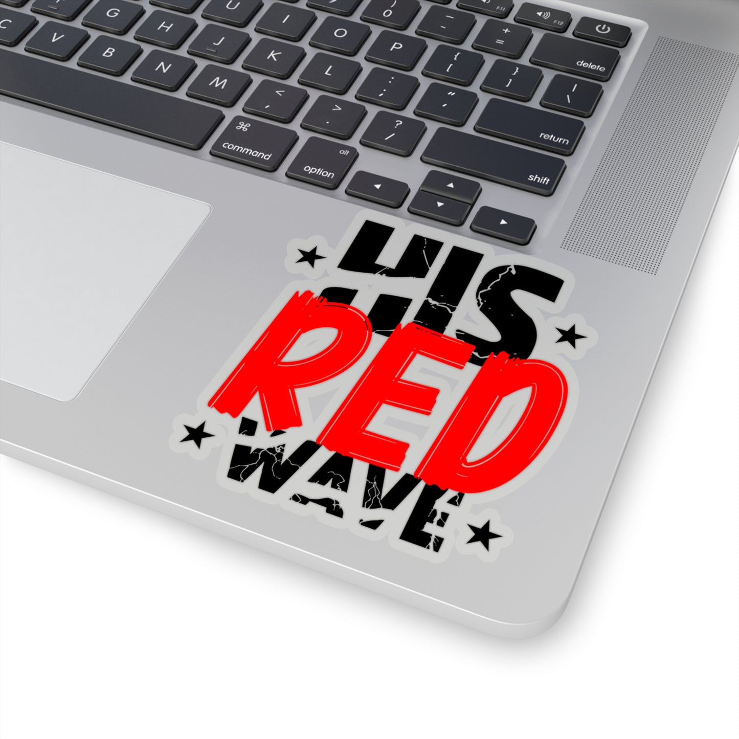 His Red Wave - Kiss-Cut Sticker