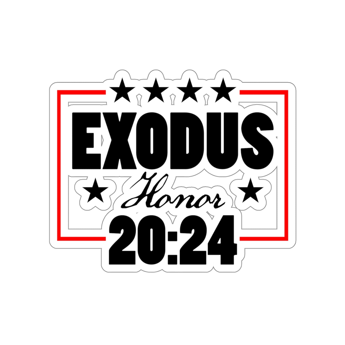 Election 2024 - Exodus Honor - Kiss-Cut Sticker